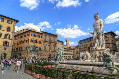 Sculptures in Piazza Della Signoria photo
