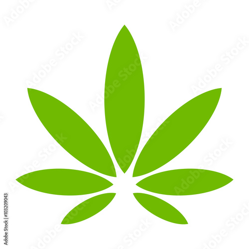 Marijuana Pot Weed Leaf Symbol