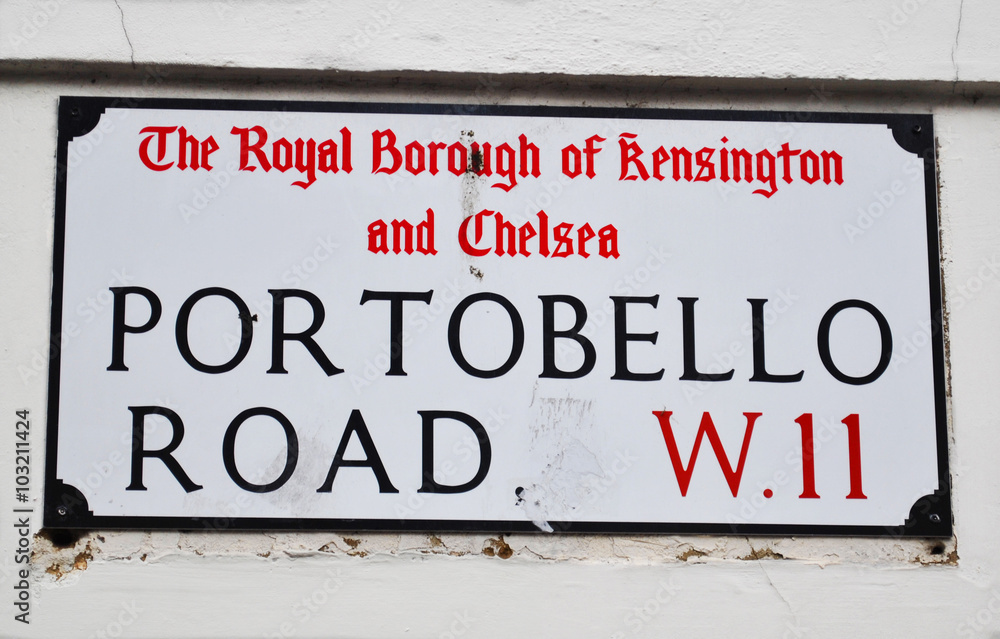 London Street Sign - Portobello Road