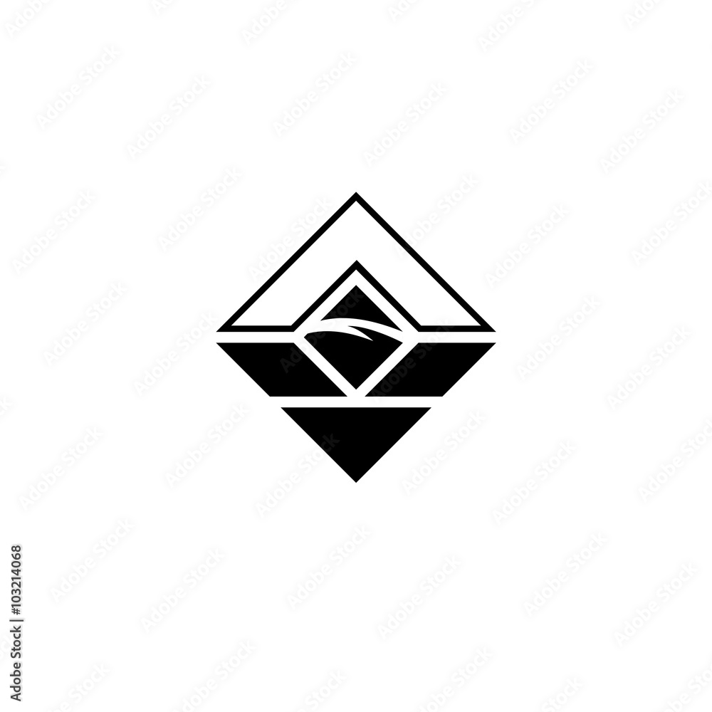 Vector of icon. Business icon for the company. This concept logo, label or badge for furniture shops, salons. The company ceramic tiles / Hotel. Other companies. Illustration. Vector of icon. Business icon for the company. This concept logo, label or badge for furniture shops, salons. The company ceramic tiles / Hotel. Other companies. Illustration.