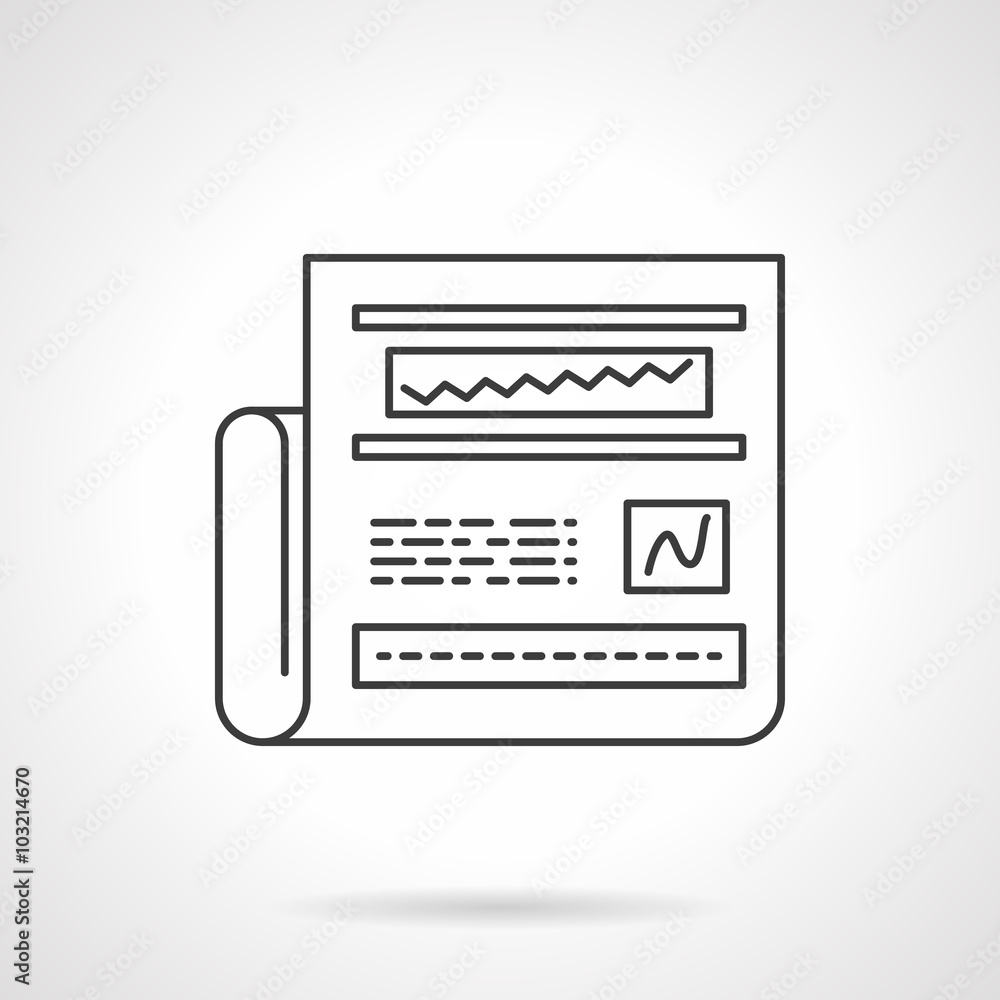 Web analytics icon line design vector icon Web analytics icon line design vector icon