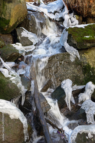 Stream of water during earl...