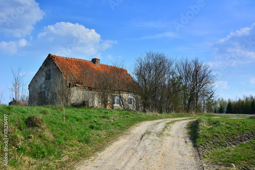 Old farm in Poland, Mazury