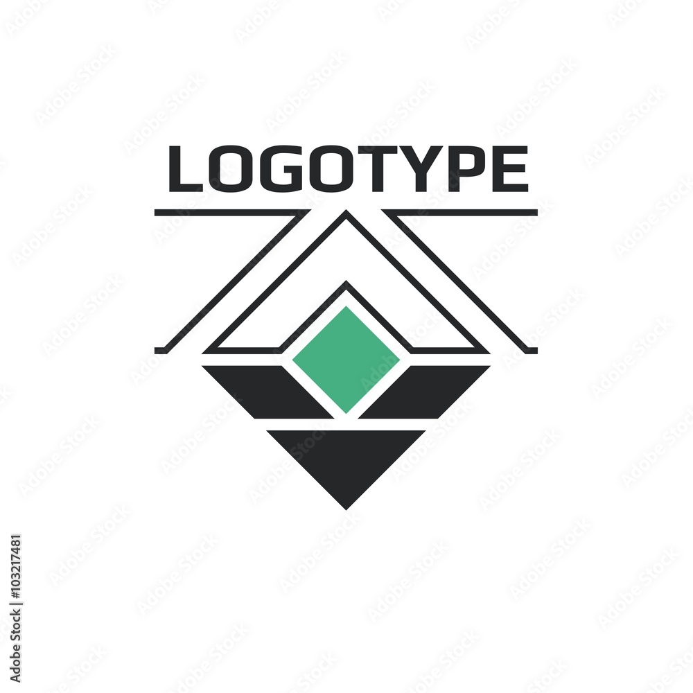 Vector of icon. Business icon for the company. This concept logo, label or badge for furniture shops, salons. The company ceramic tiles / Hotel. Other companies. Illustration. Vector of icon. Business icon for the company. This concept logo, label or badge for furniture shops, salons. The company ceramic tiles / Hotel. Other companies. Illustration.