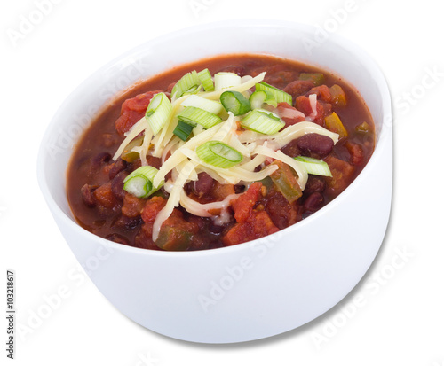 vegan chili bowl