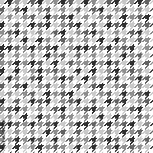 Grey Pied de Poule Seamless Pattern