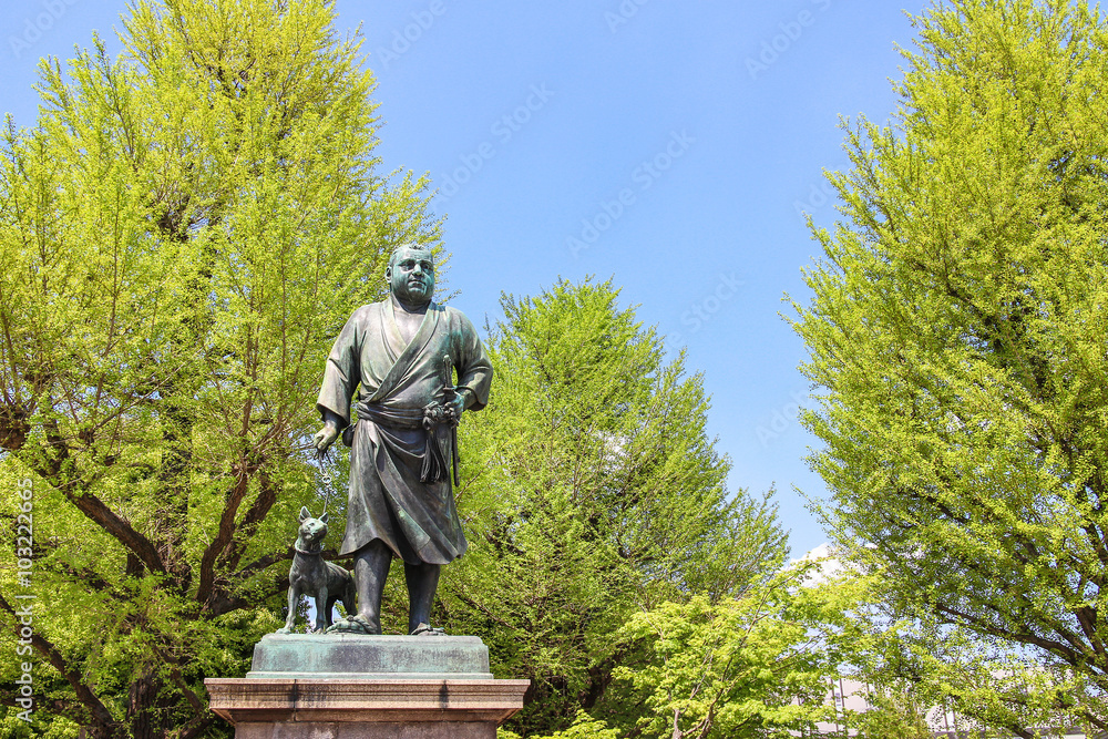 西郷隆盛の銅像　東京
