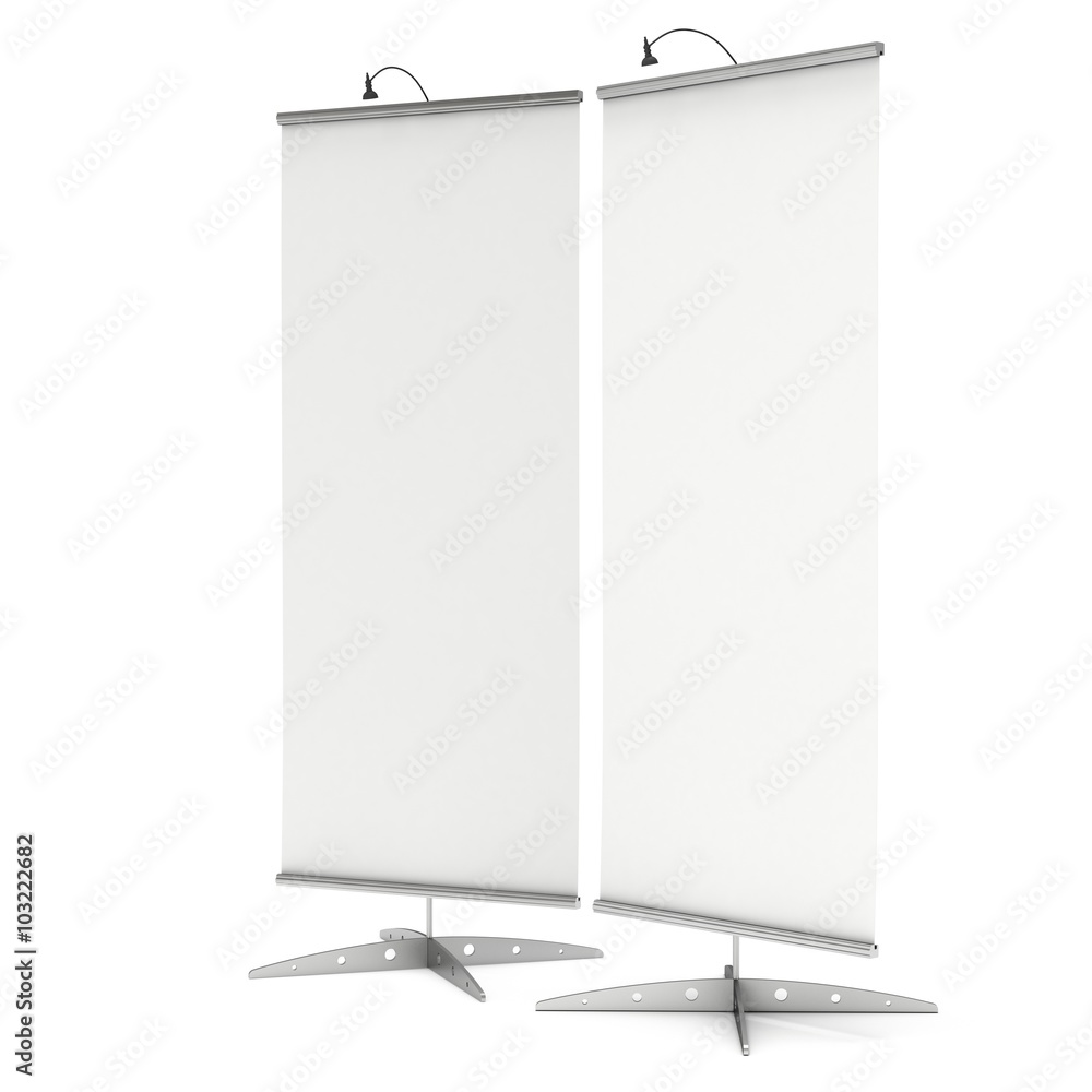 Blank Roll Up Expo Banner Stand. Blank Roll Up Expo Banner Stand.