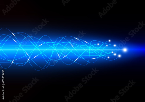 Vector of Technology abstract background with concept of high sp