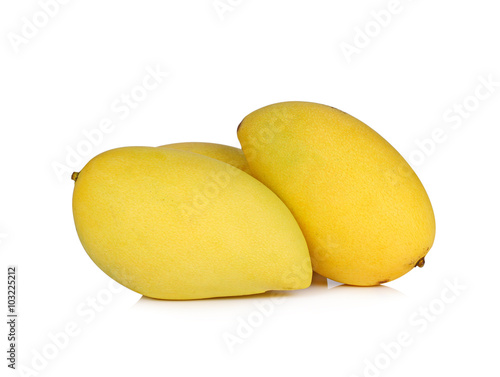 mango on white background