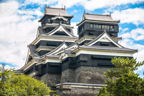Kumamoto castle in Kumamoto  Japan