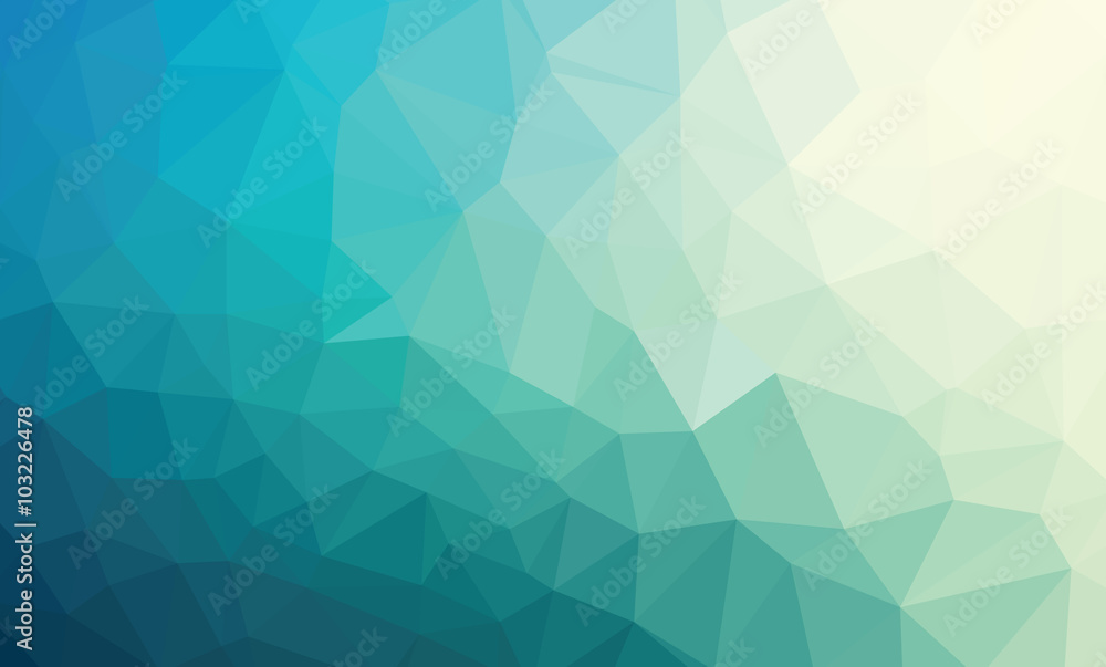 Fototapeta premium polygonal triangular modern alphabet design background