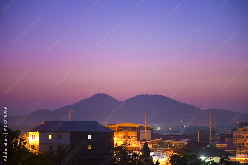 Chaingrai, Thailand - Jan 20 2016 : Chaingrai in winter at the e