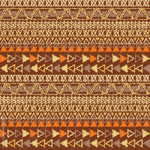 Ethnic boho seamless pattern. Print. Repeating background. Print. Cloth design, wallpaper.
