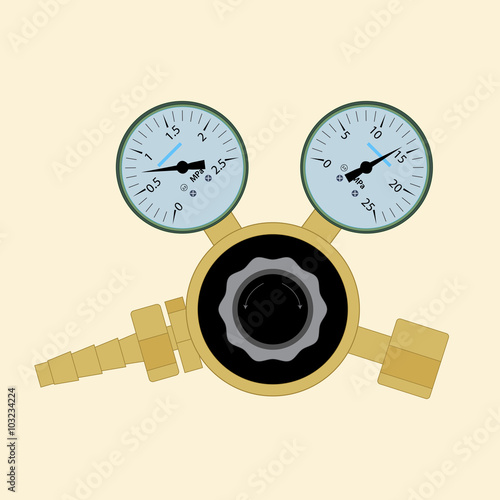 Pressure regulator for welding