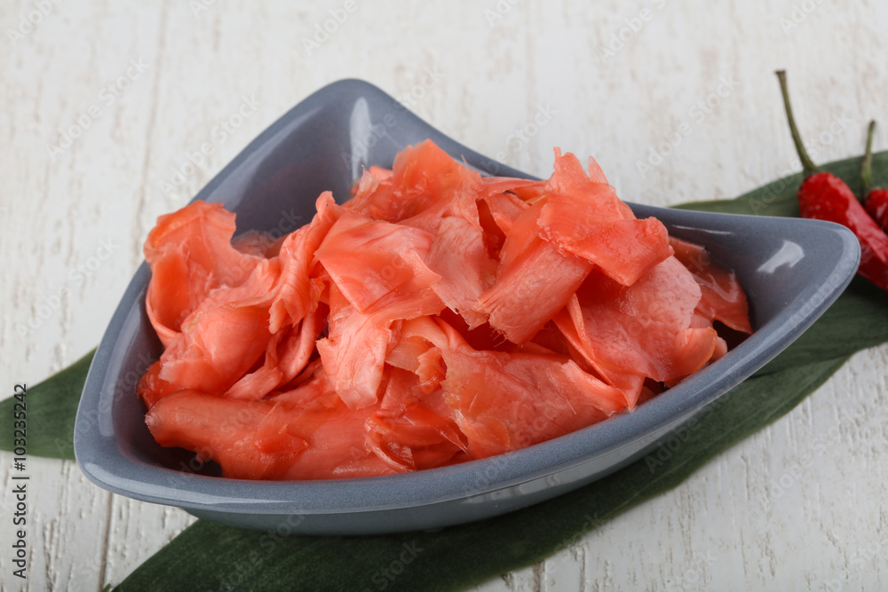 Pickled ginger Pickled ginger
