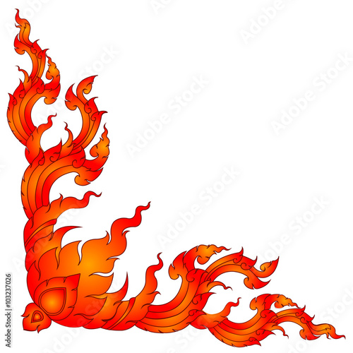 thailand painting image corner