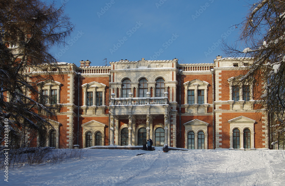 BYKOVO, MOSCOW REGION, RUSSIA - January, 2016: Manor Bykovo. The
