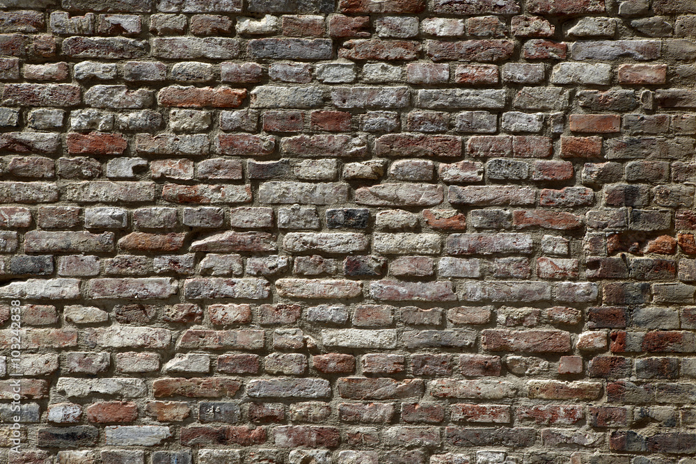 Fototapeta premium Old textured brick wall