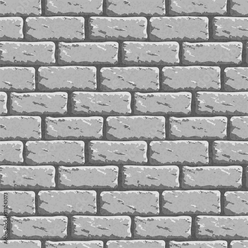 Seamless pattern with bricks