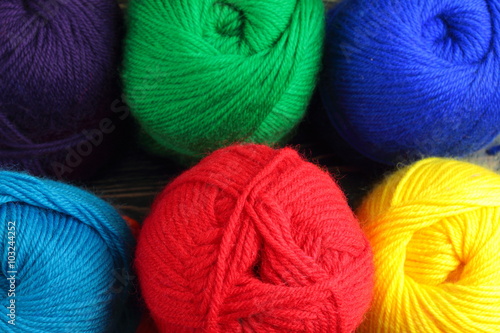 close up Knitting