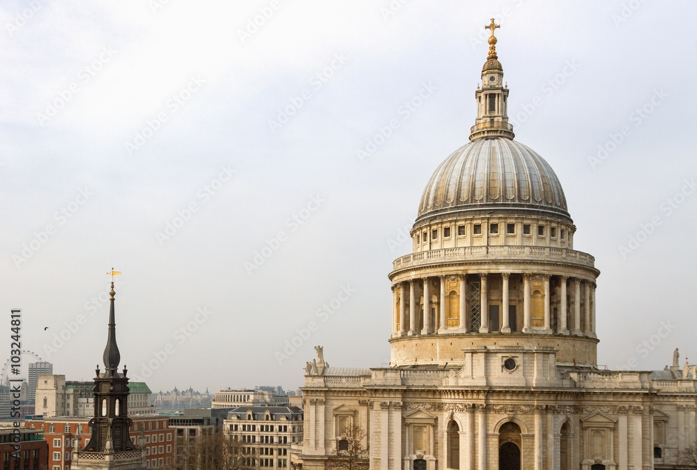 St Pauls Cathedral in London.