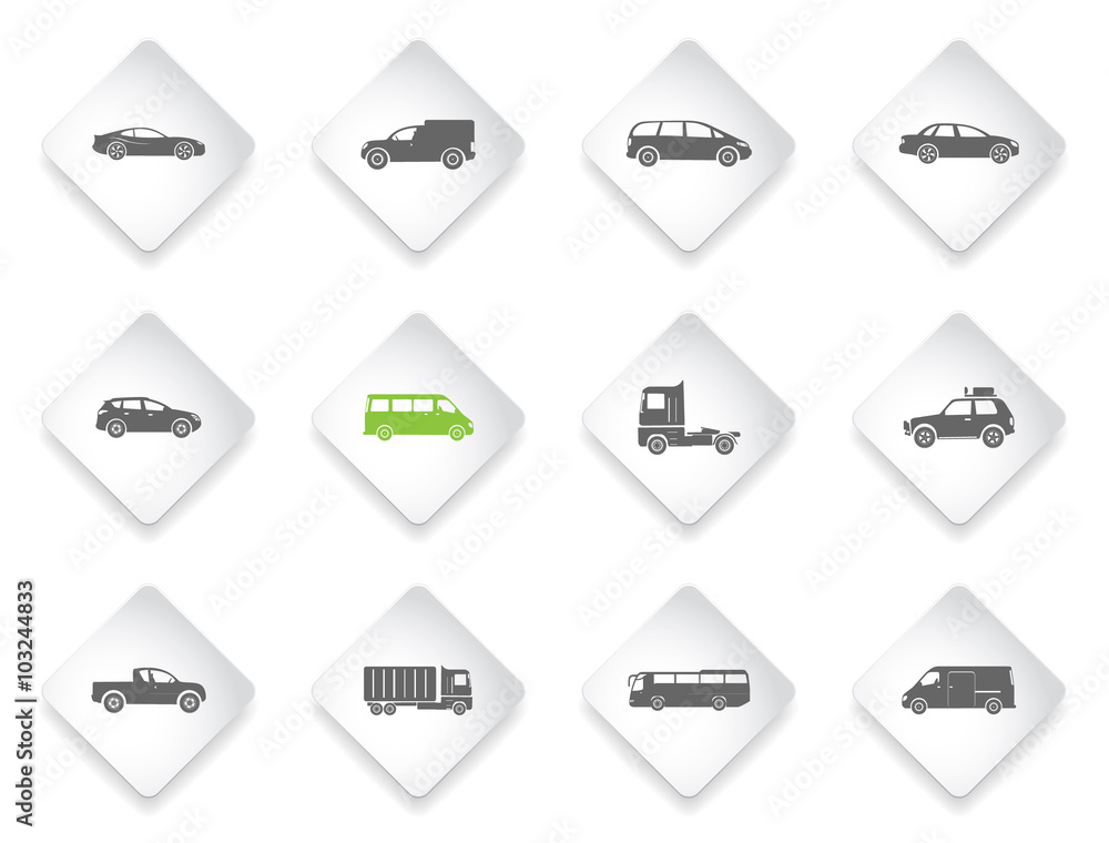 Vehicles Icon Set Vehicles Icon Set