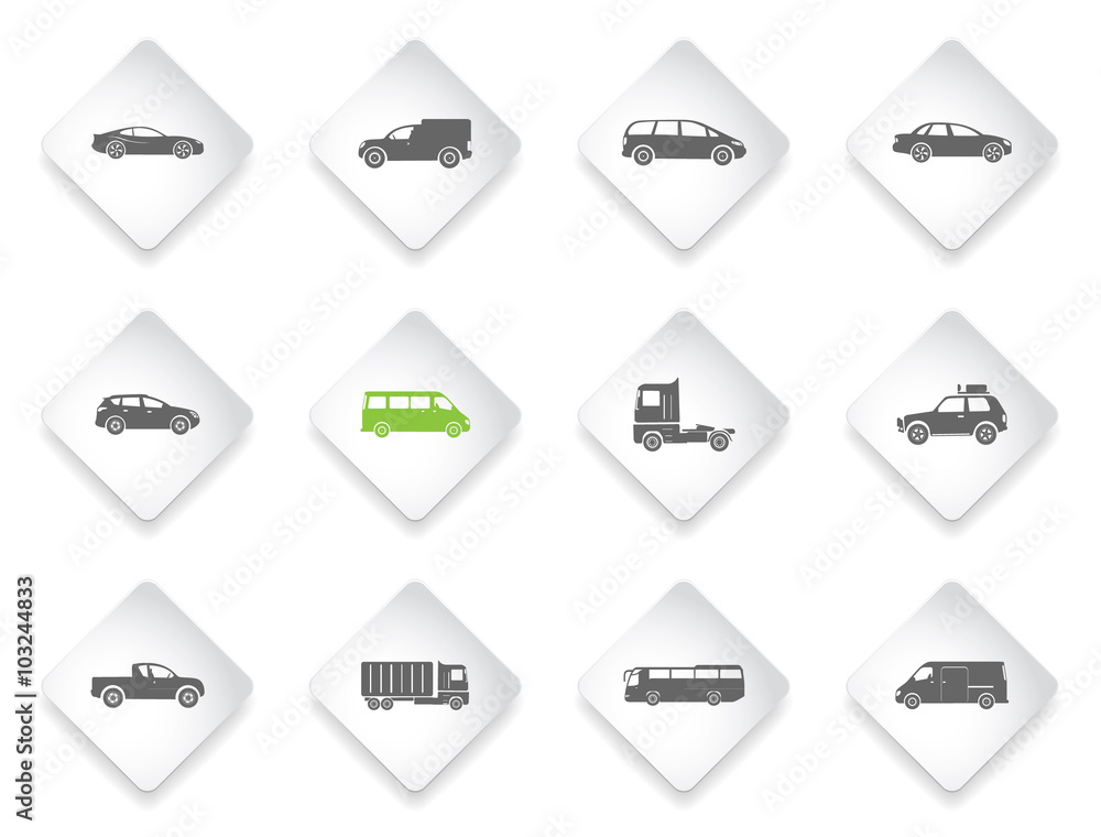 Vehicles Icon Set