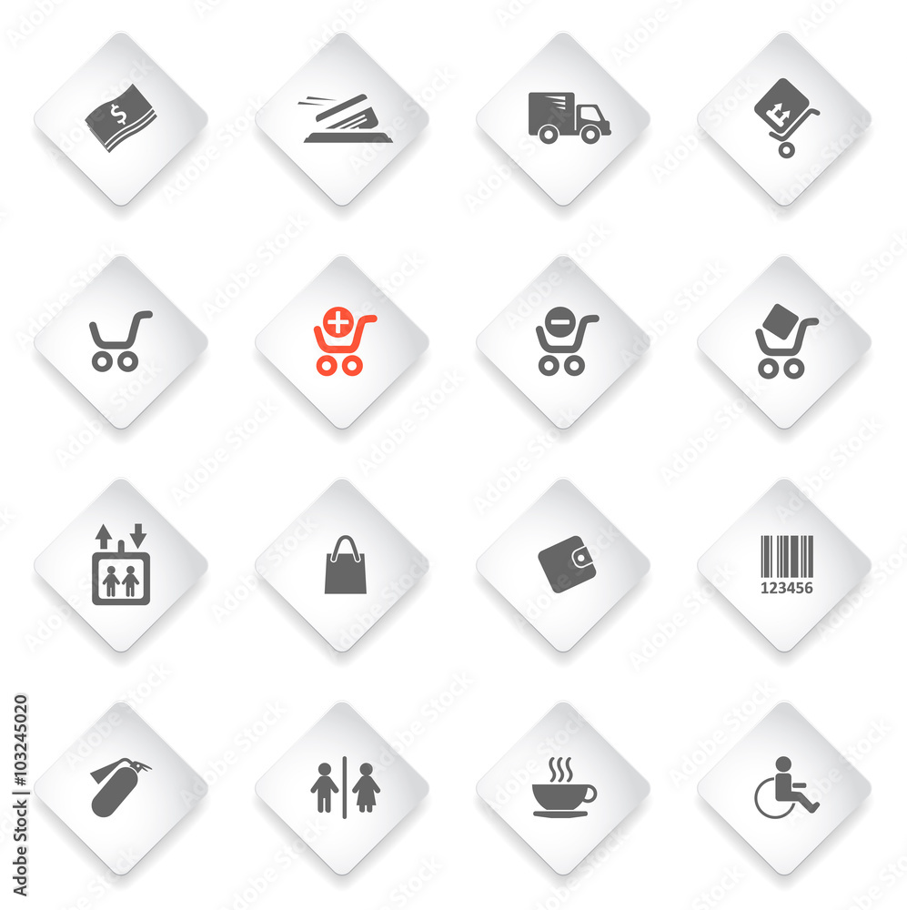 Shopping Icon Set Shopping Icon Set