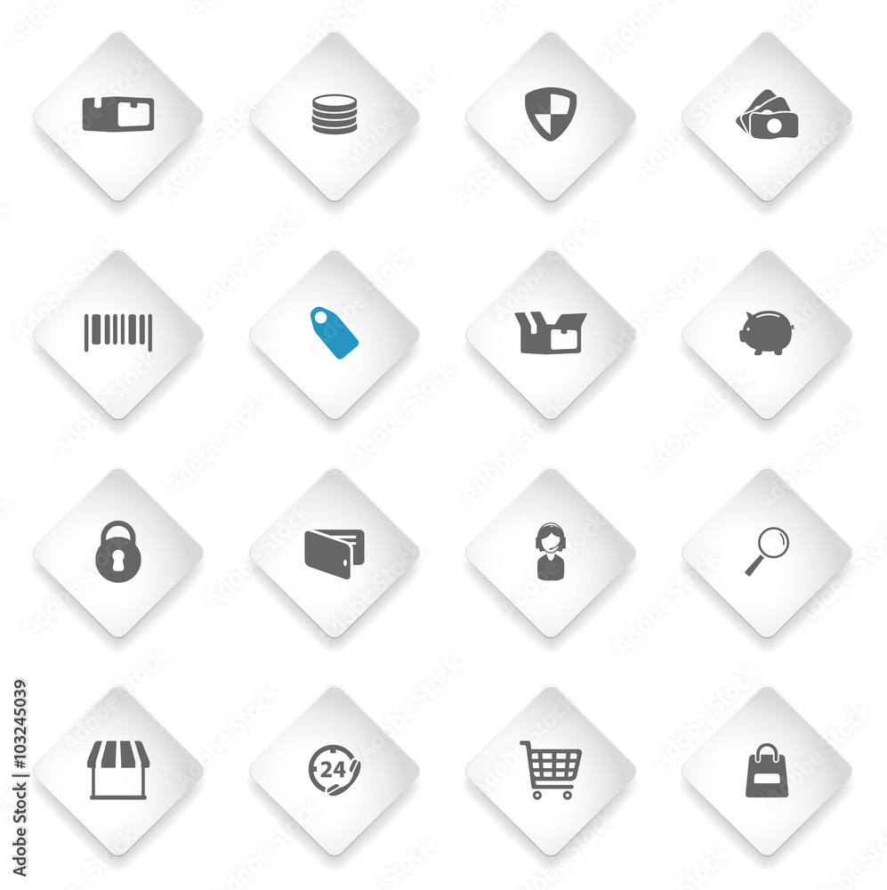 E-commerce simply icons E-commerce simply icons