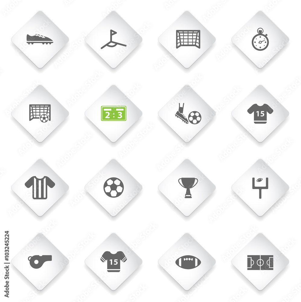Football simply icons Football simply icons