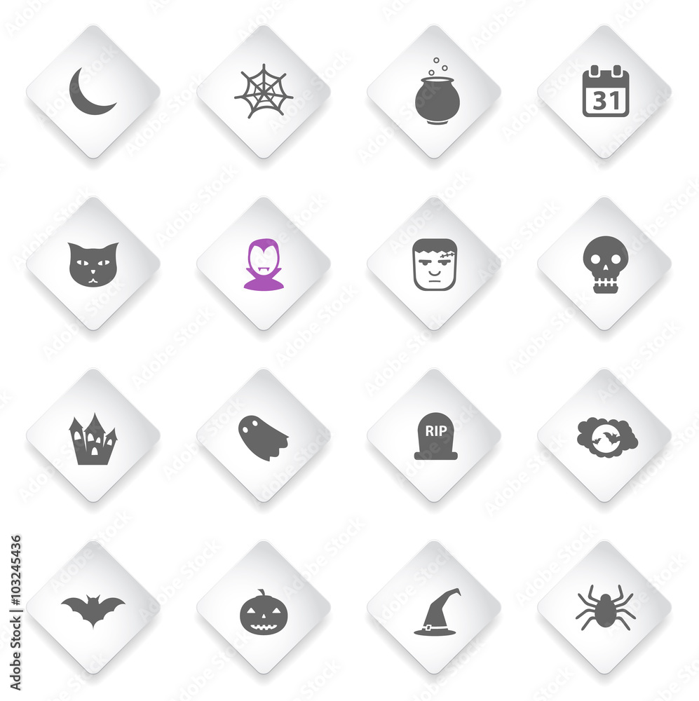 Halloween simply icons Halloween simply icons