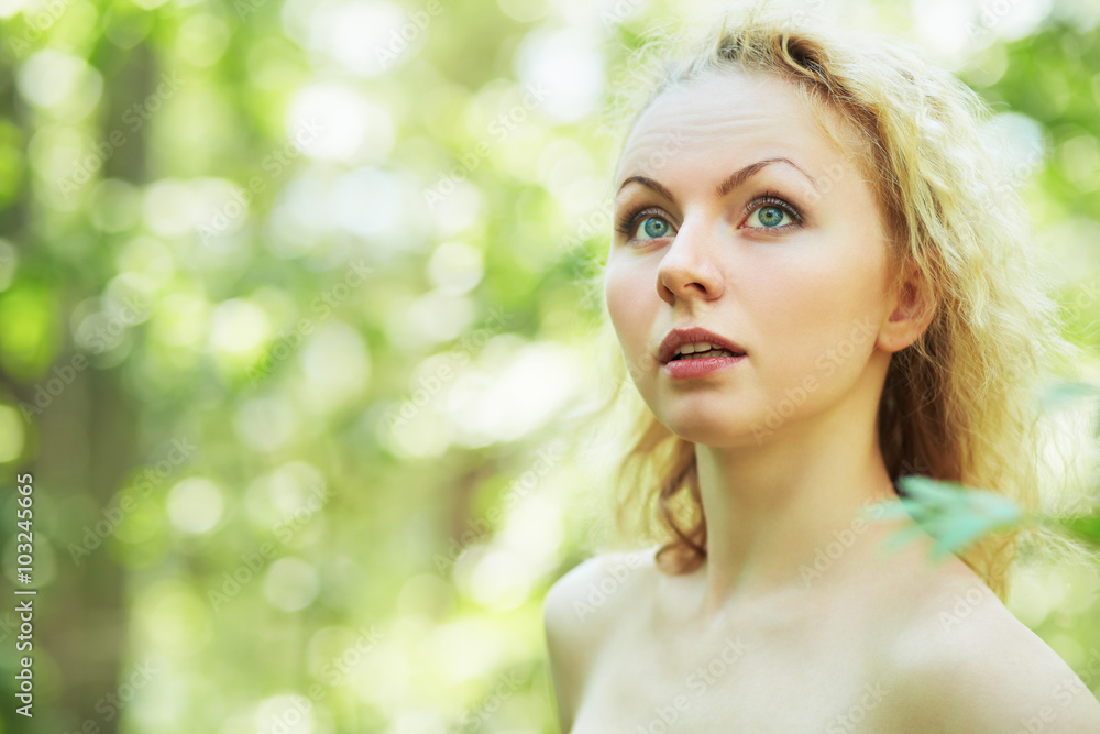 outdoor portrait of a beautiful woman outdoor portrait of a beautiful woman