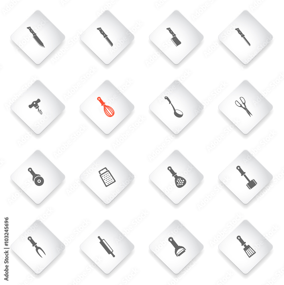 kitchen tools Icon Set kitchen tools Icon Set