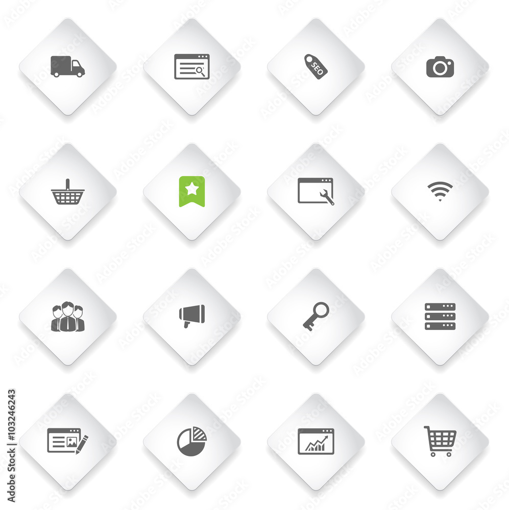 SEO and development simply icons SEO and development simply icons