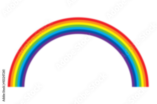 Obraz na płótnie illustration of rainbow