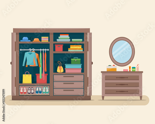 Wardrobe for cloths 