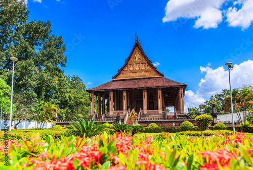 Haw Pha Kaew or Wat Pha Kaew in Vientiane of Laos