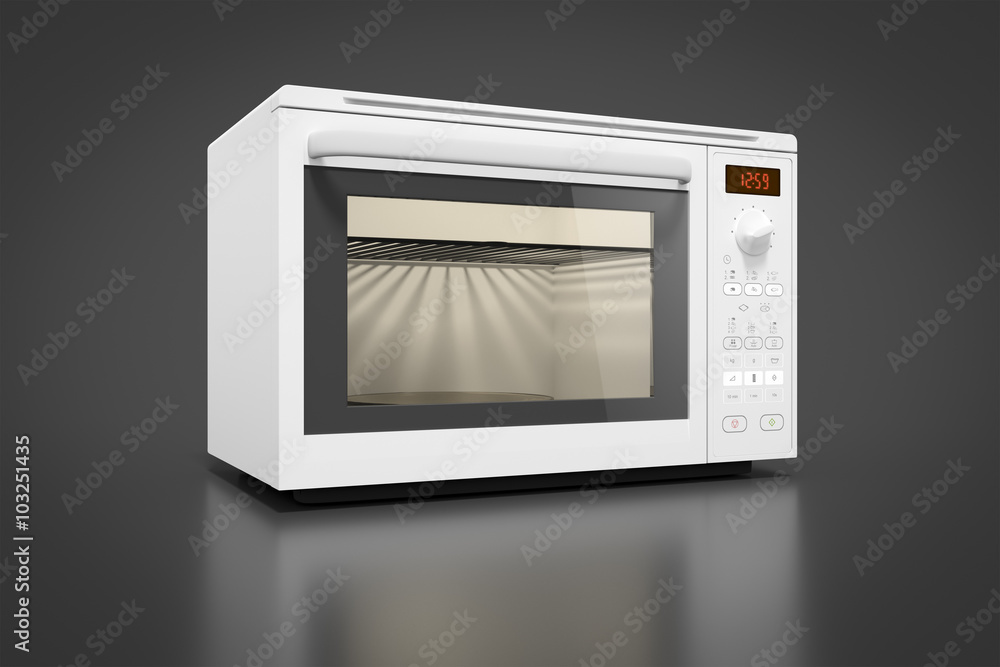 Obraz premium typical modern microwave