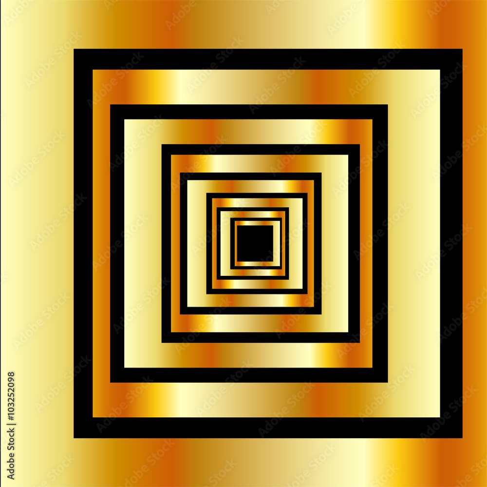 Cubes forming perspective illusion Cubes forming perspective illusion