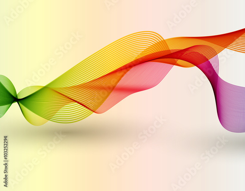 Abstract background waves