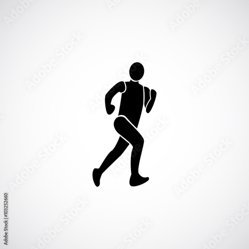 man running icon