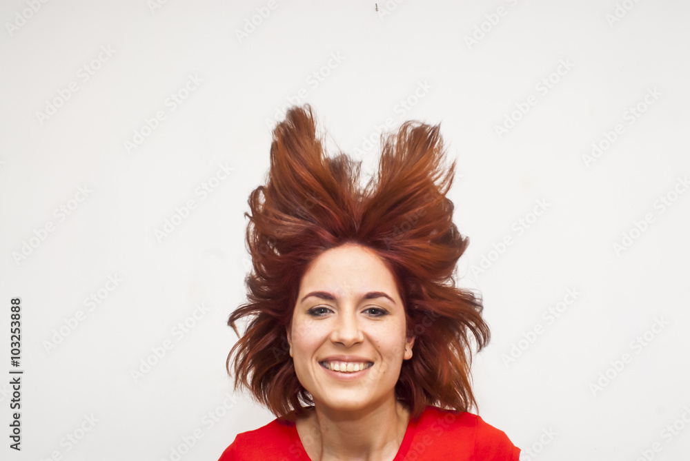 Beautiful Woman Shaking Her Hair Beautiful Woman Shaking Her Hair