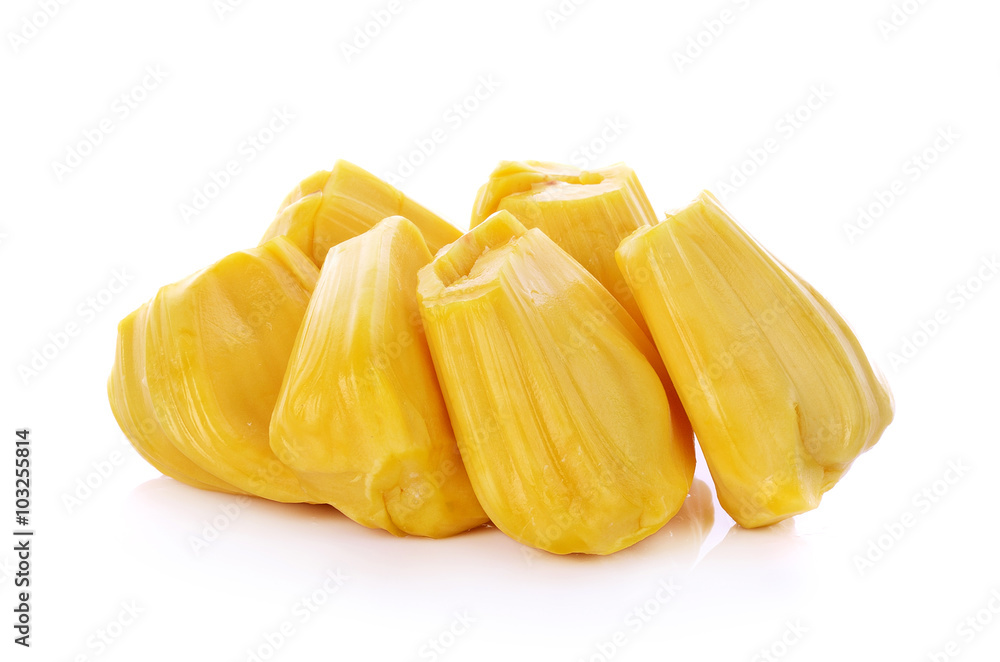 jackfruit isolated on white background jackfruit isolated on white background