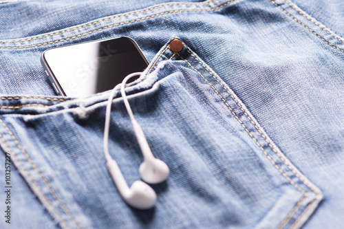 Canvas Print Music in pocket