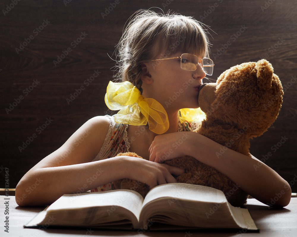 Girl in top a teddy