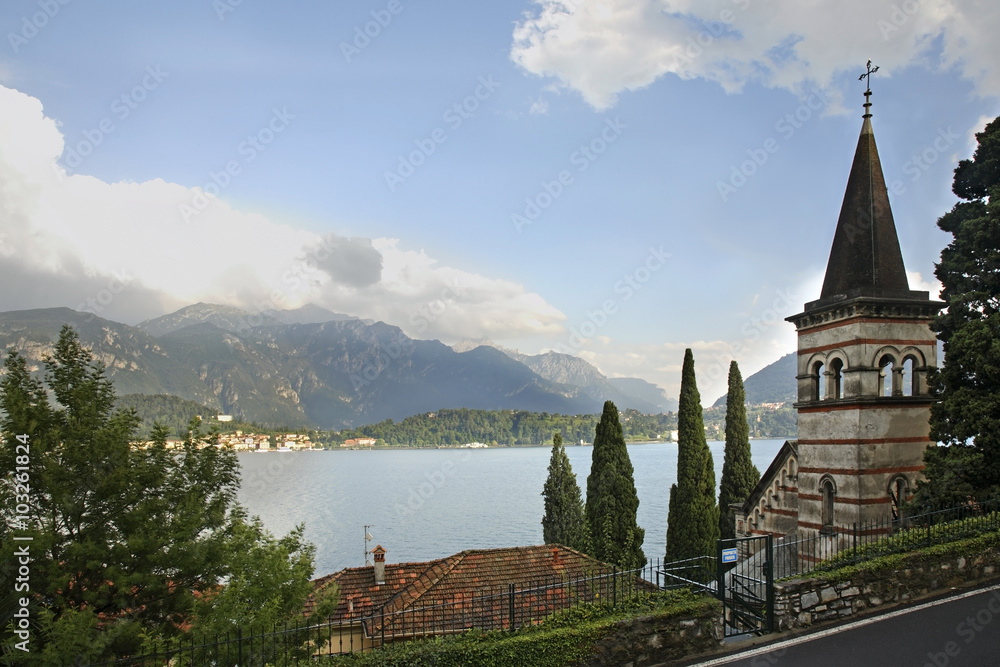 Church of the Ascension in Cadenabbia. Lombardy. Italy