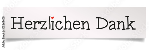 Herzlichen Dank 