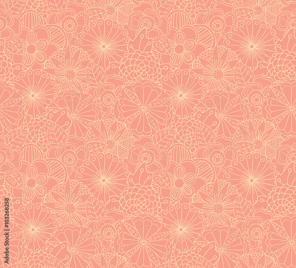 Floral seamless pattern.