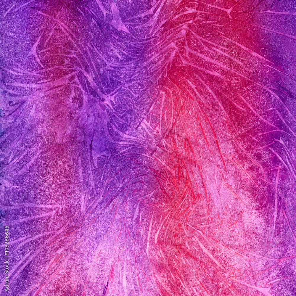 Abstract violet and magenta watercolor